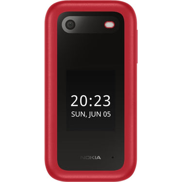 OPEN BOX Nokia 2660 Dual SIM 4G FLIP BIG Button Phone Unlocked - Red